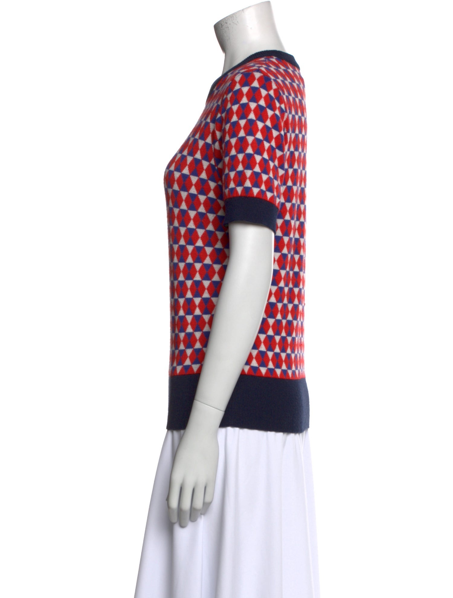 Tory Sport Wool Printed Sweater