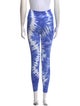 Tory Sport Tie-Dye Print Skinny Leg Pants