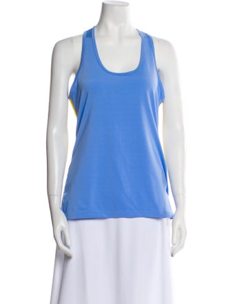Tory Sport Scoop Neck Sleeveless Top