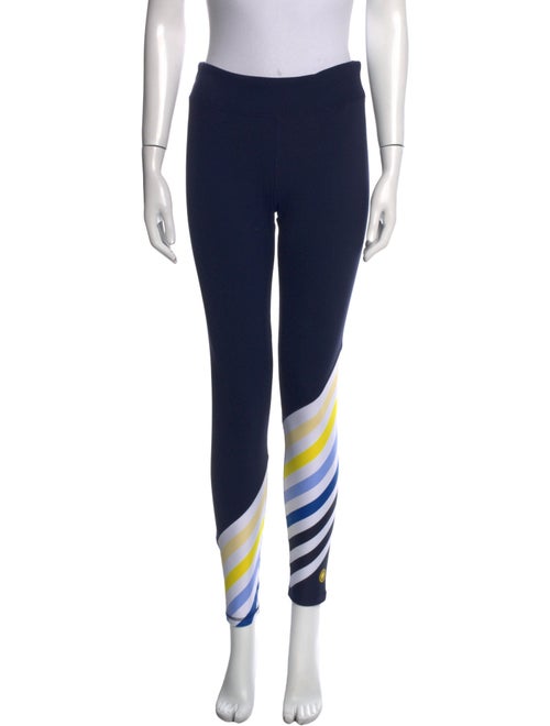 Tory Sport Striped Skinny Leg Pants