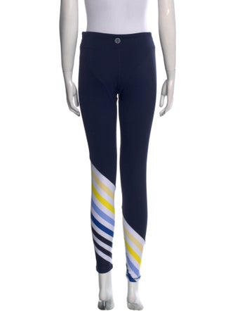 Tory Sport Striped Skinny Leg Pants