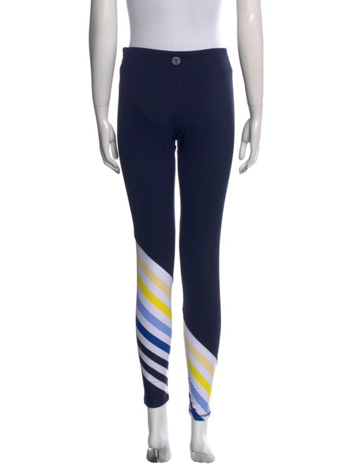 Tory Sport Striped Skinny Leg Pants