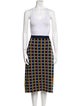 Tory Sport Merino Wool Plaid Print Skirt Set