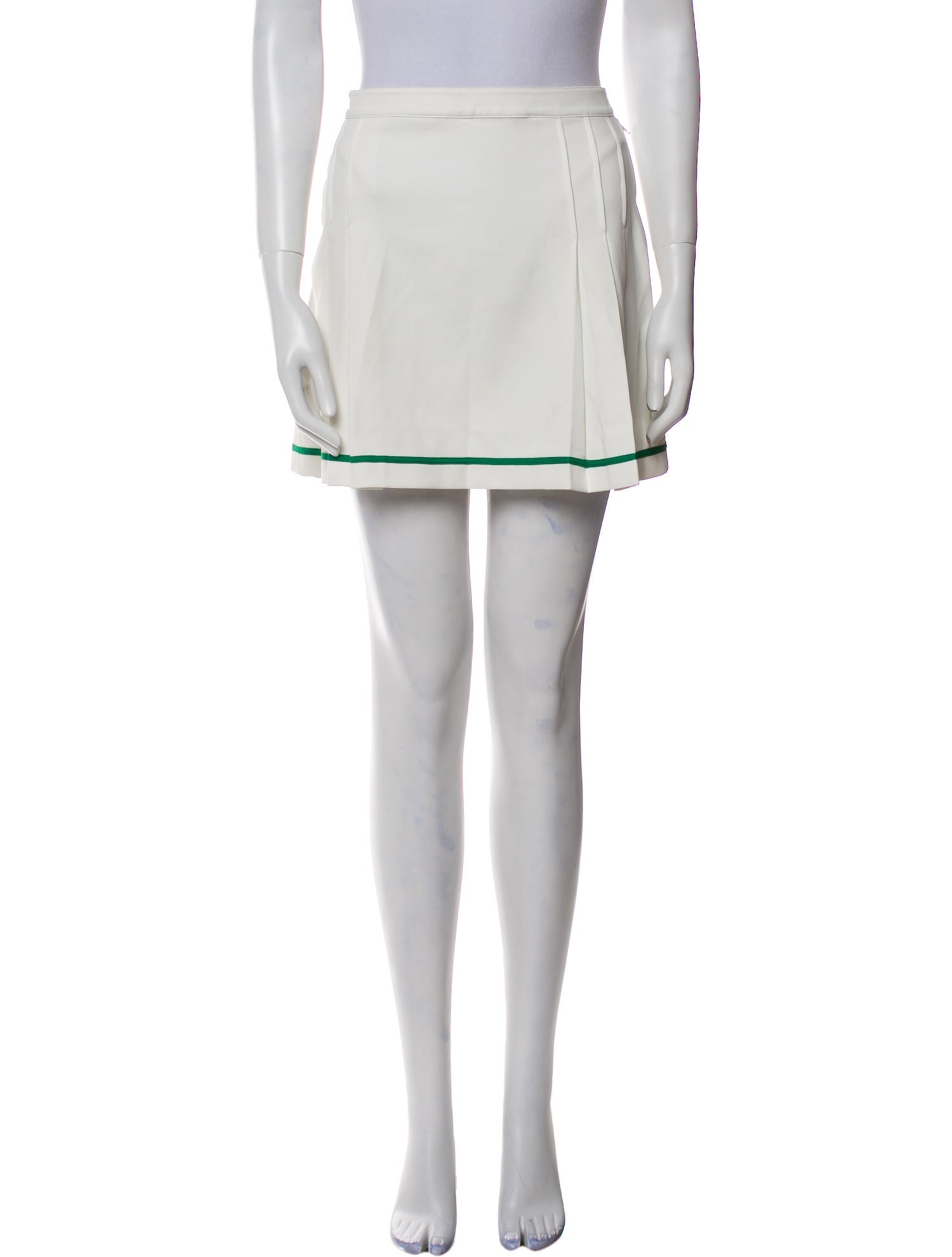 Tory Sport Pleated Accents Mini Skirt
