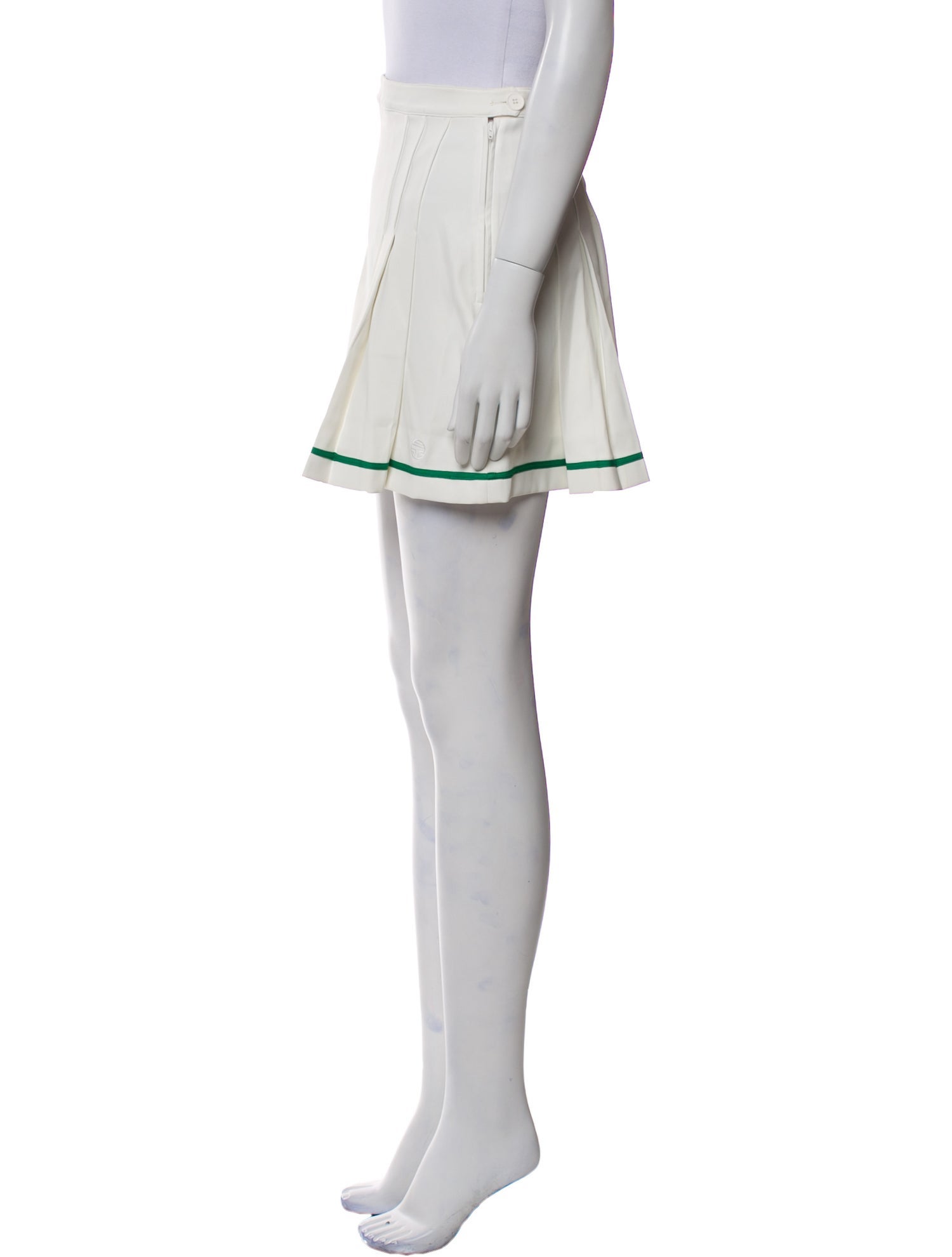 Tory Sport Pleated Accents Mini Skirt