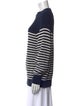 Tory Sport Striped Crew Neck Sweater
