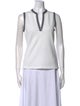 Tory Sport V-Neck Sleeveless Top