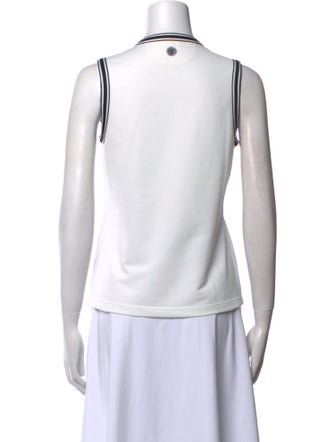 Tory Sport V-Neck Sleeveless Top