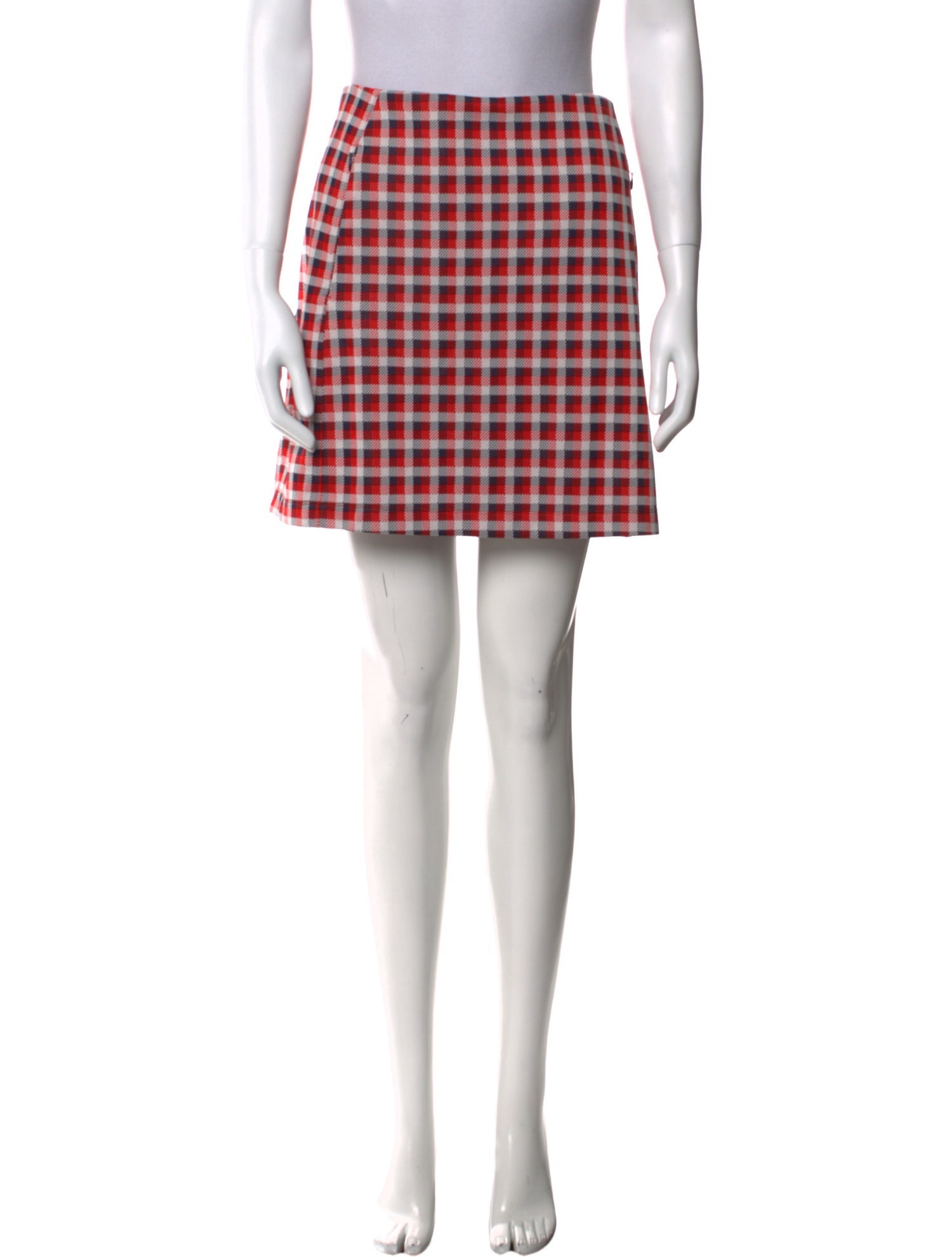 Tory Sport Plaid Print Mini Shorts