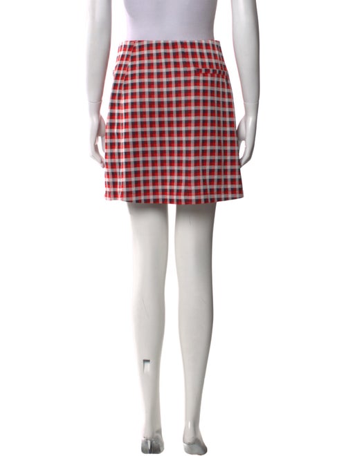 Tory Sport Plaid Print Mini Shorts