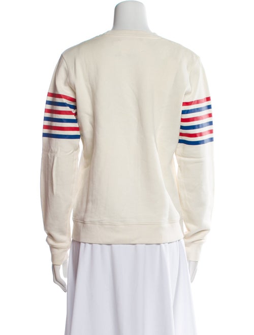 Tory Sport Striped Crew Neck Sweatshirt
