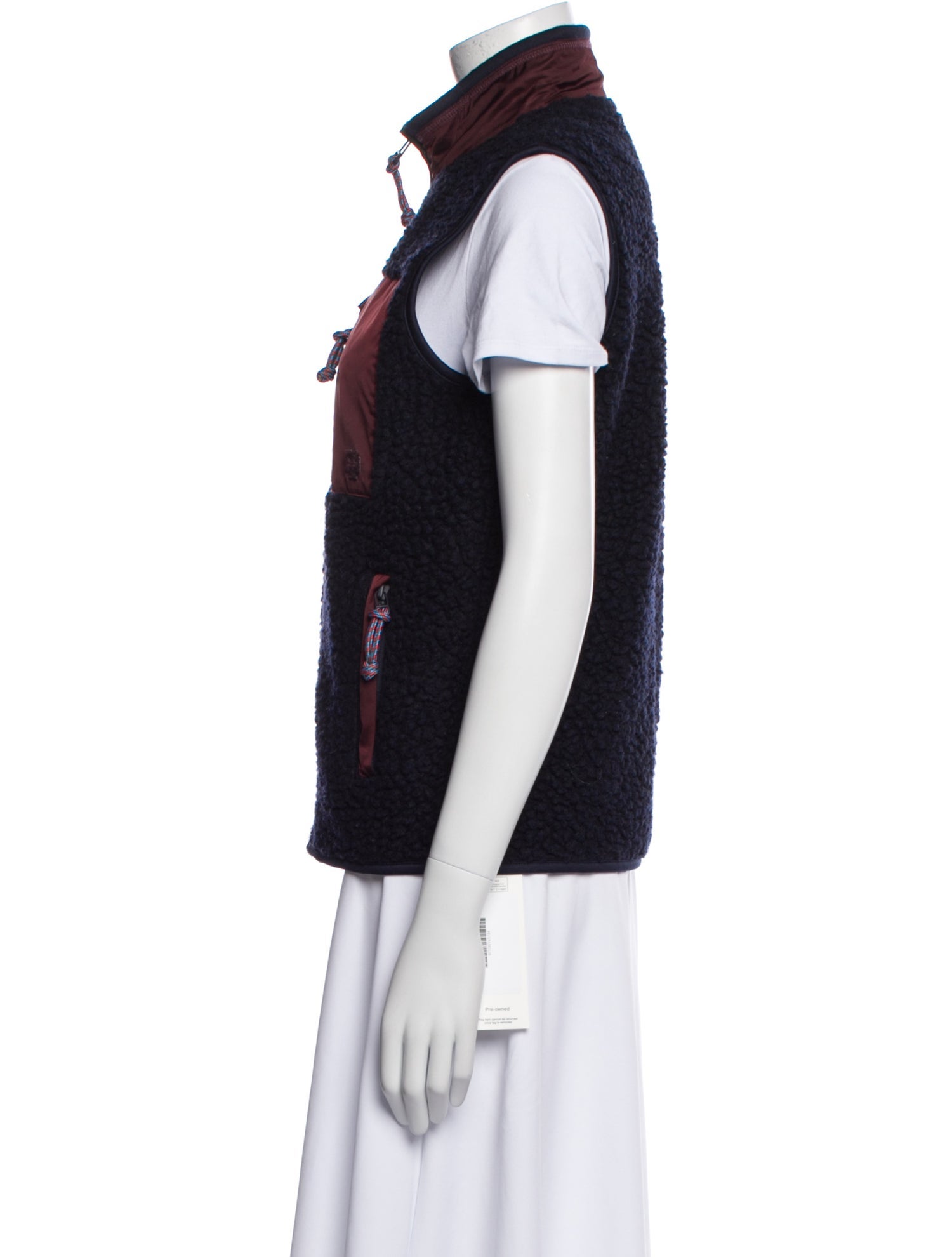 Tory Sport Colorblock Pattern Vest