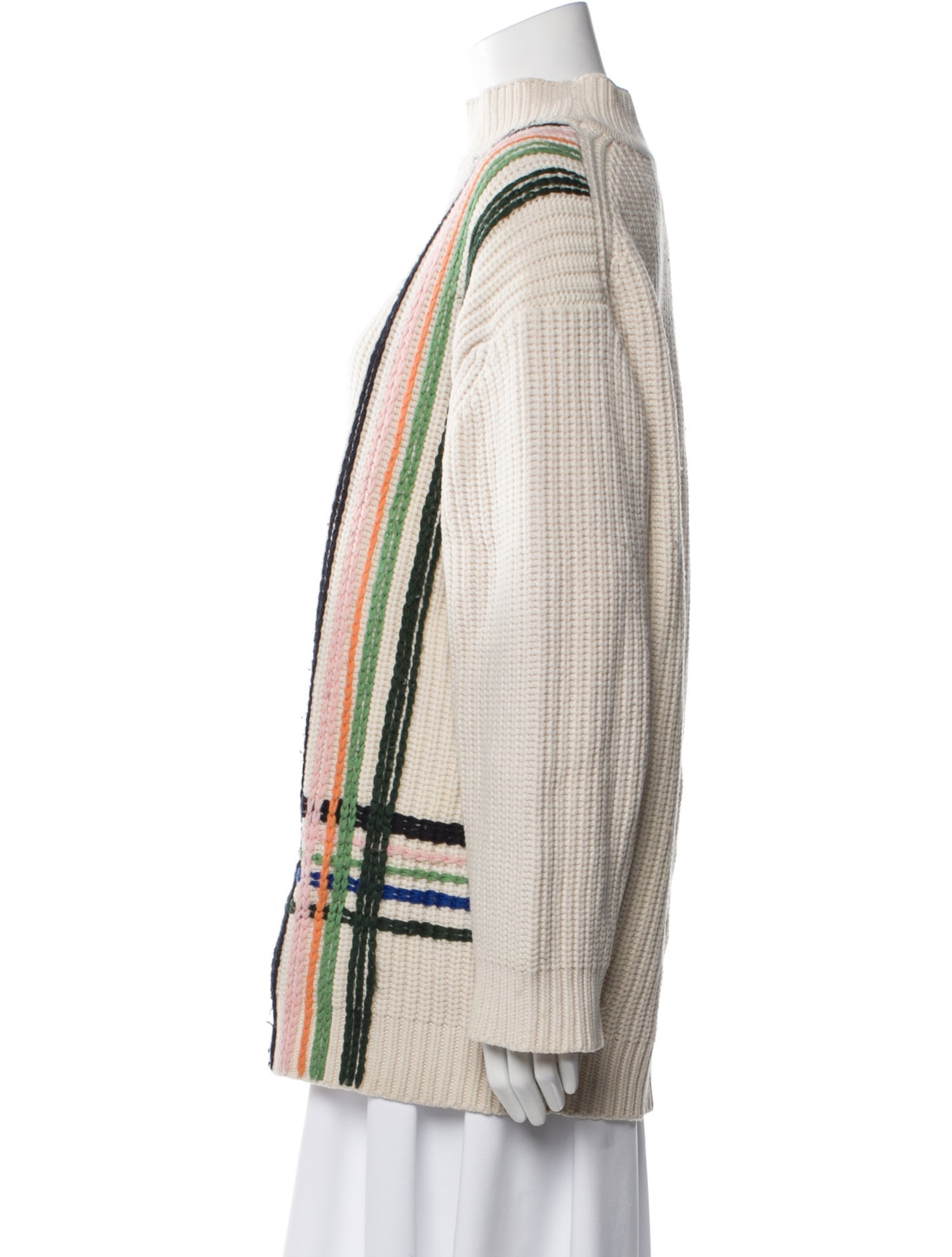 Tory Sport Merino Wool Striped Sweater