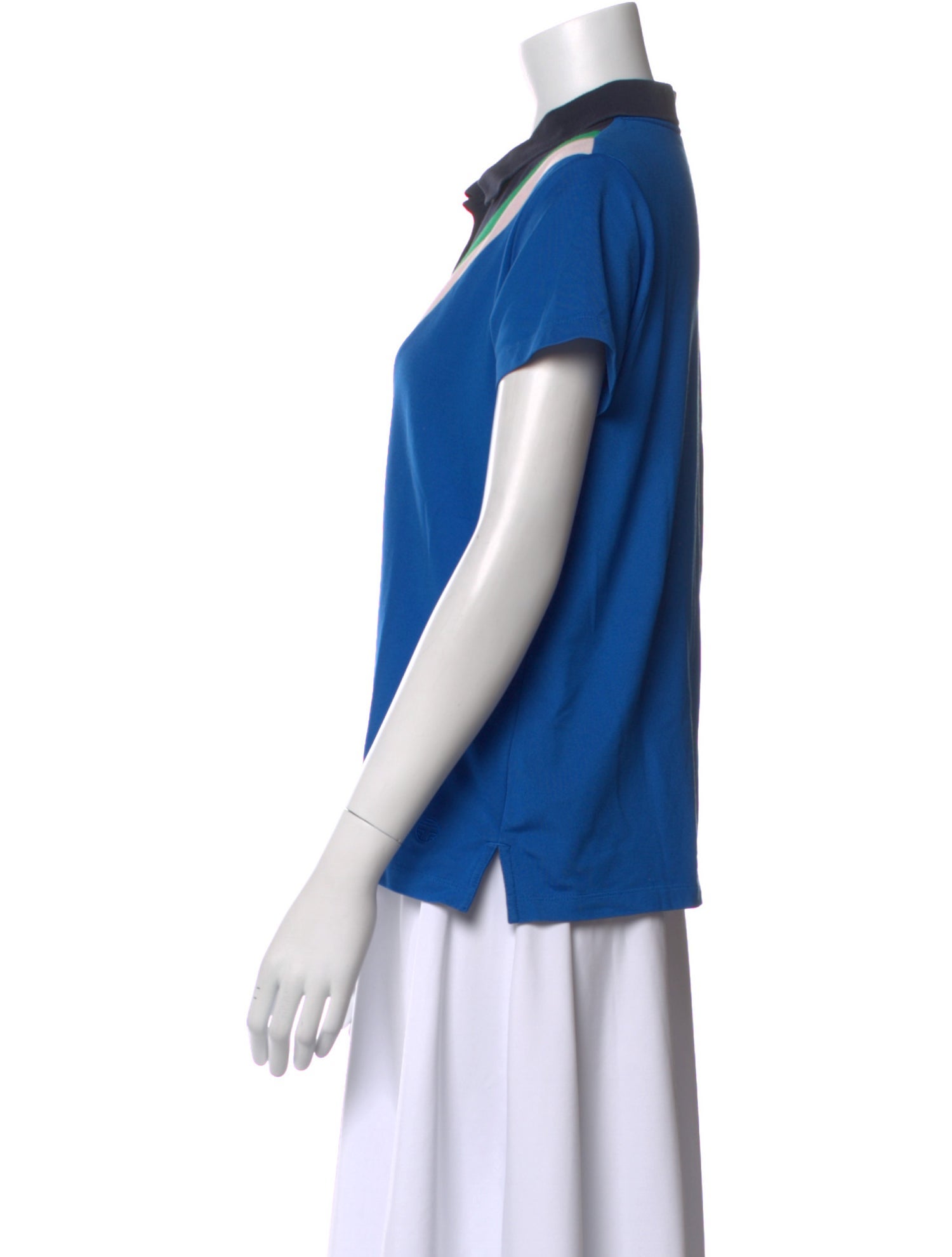 Tory Sport Colorblock Pattern V-Neck Polo