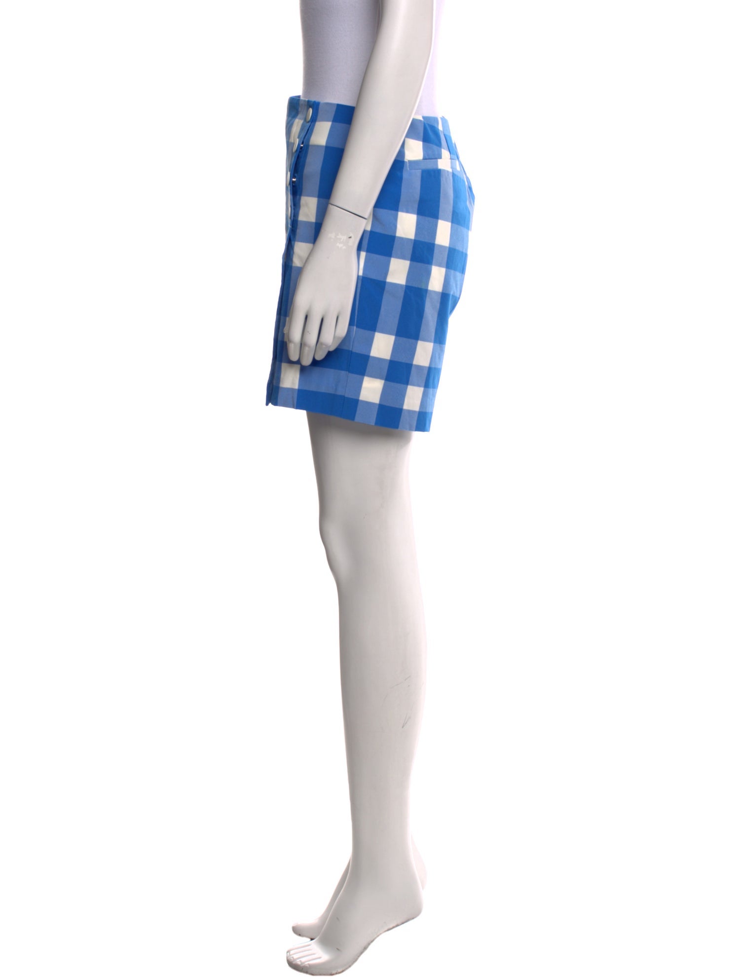 Tory Sport Plaid Print Mini Shorts