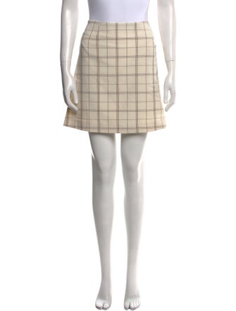 Tory Sport Plaid Print Mini Shorts