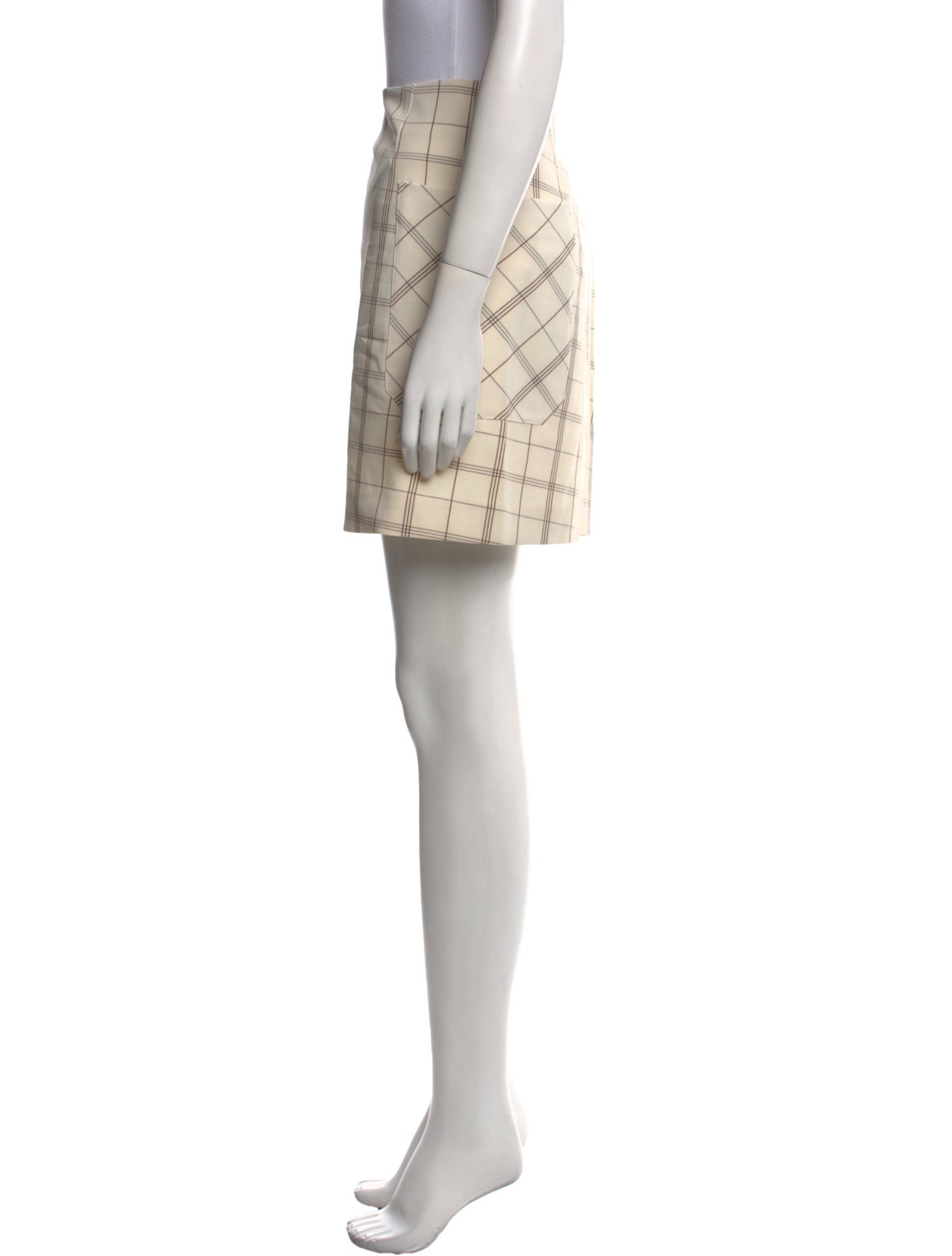 Tory Sport Plaid Print Mini Shorts