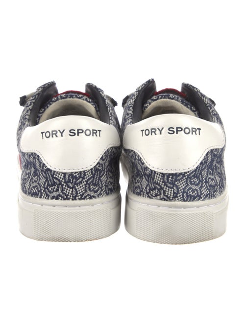 Tory Sport Jacquard Printed Sneakers