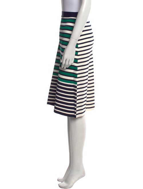 Tory Sport Striped Knee-Length Skirt