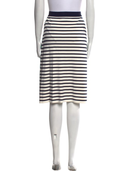 Tory Sport Striped Knee-Length Skirt