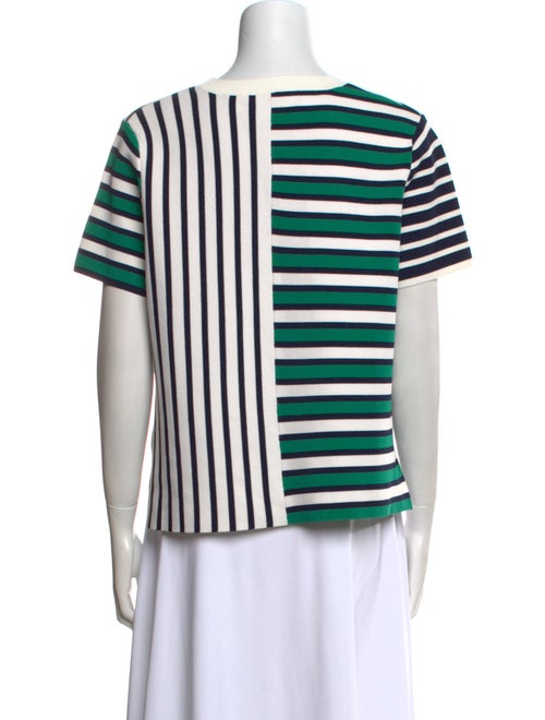 Tory Sport Striped Crew Neck T-Shirt