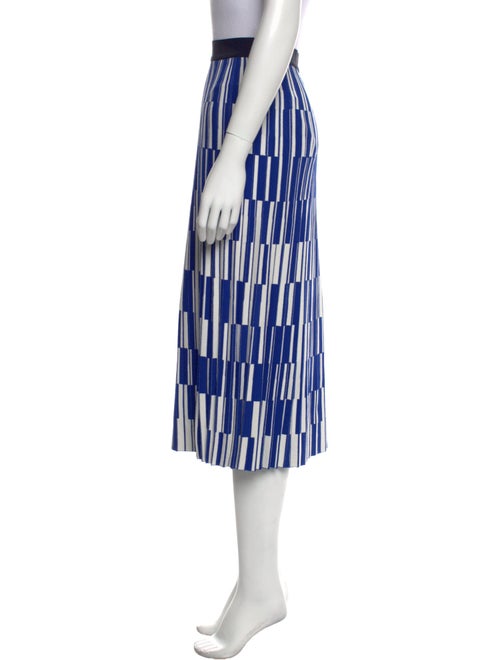Tory Sport Striped Midi Length Skirt