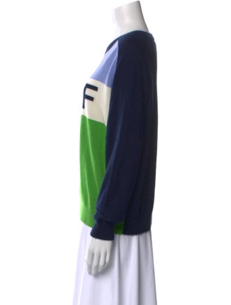 Tory Sport Cashmere Graphic Print Sweater