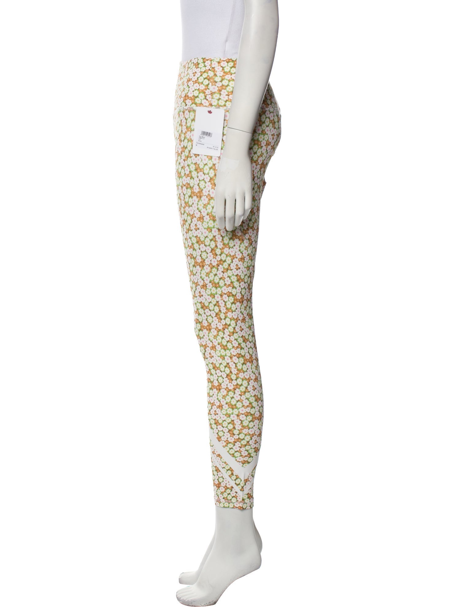 Tory Sport Floral Print Skinny Leg Pants