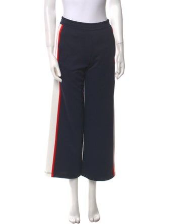 Tory Sport Striped Wide Leg Pants
