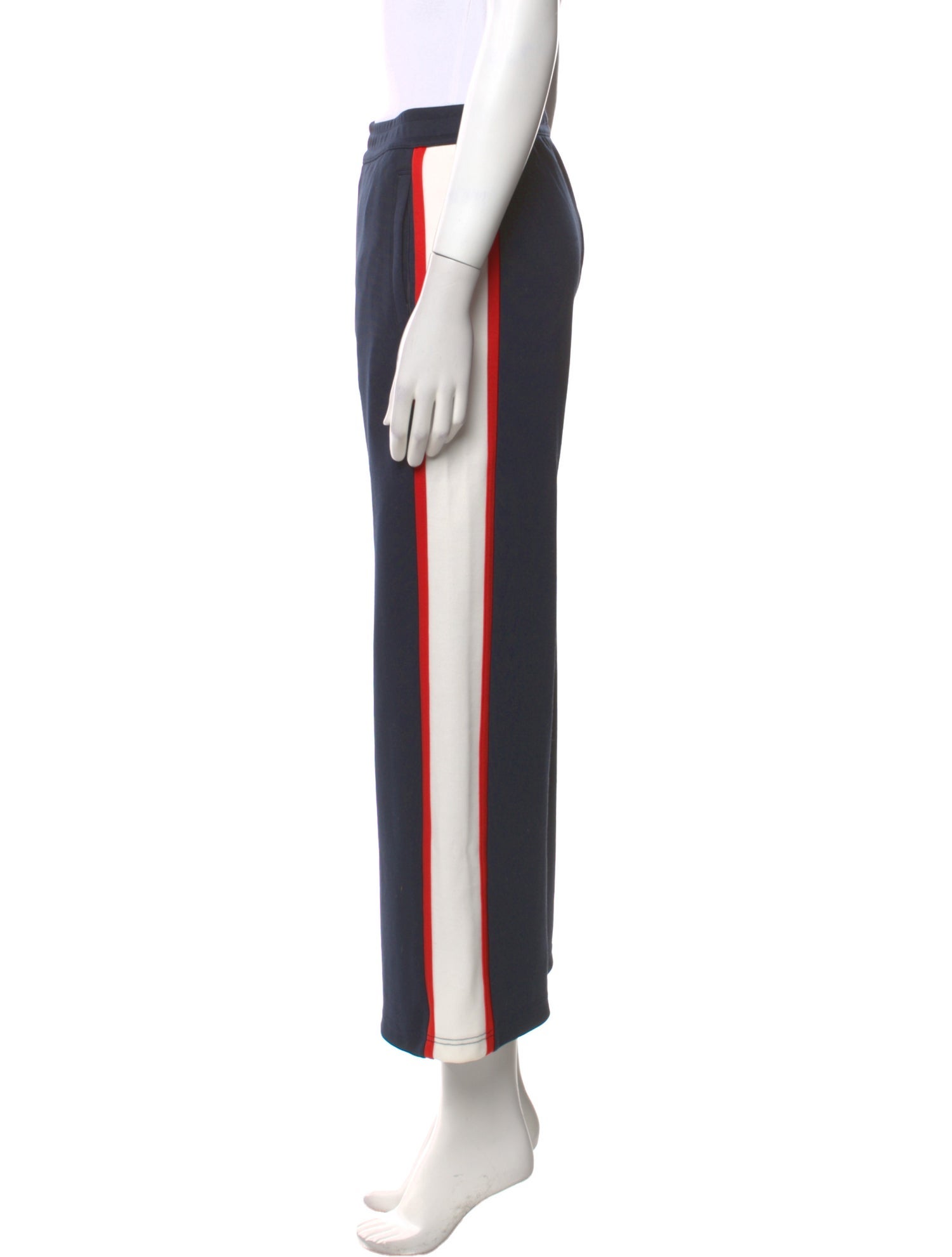 Tory Sport Striped Wide Leg Pants