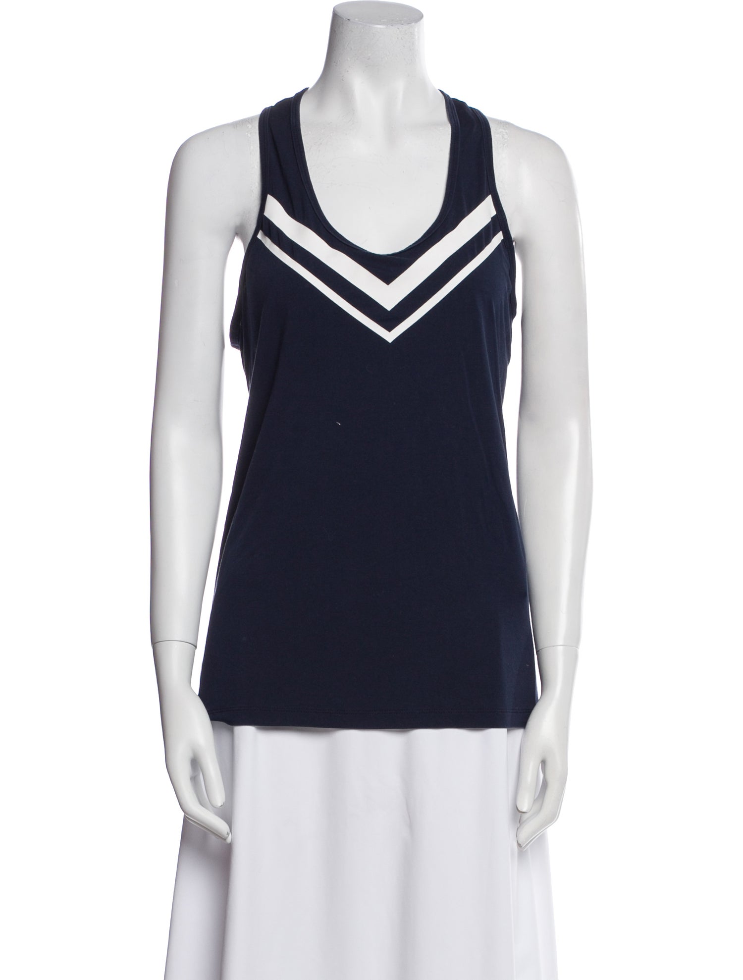 Tory Sport V-Neck Sleeveless Top
