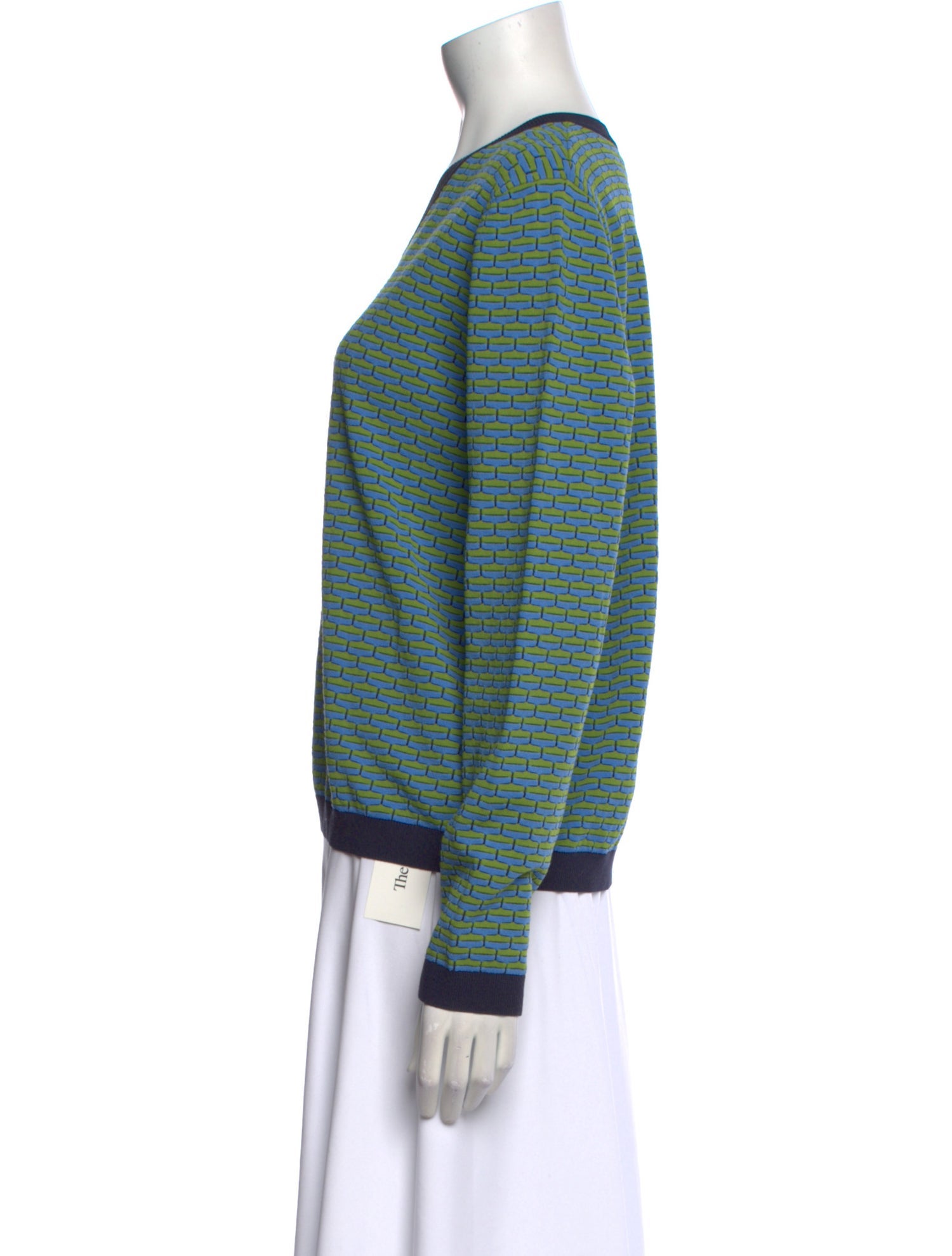 Tory Sport Printed V-Neck Sweater