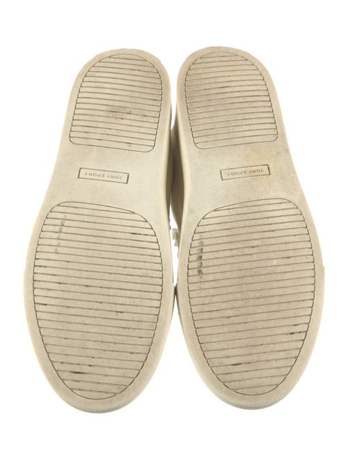 Tory Sport Suede Ruffle Embellishment Sneakers