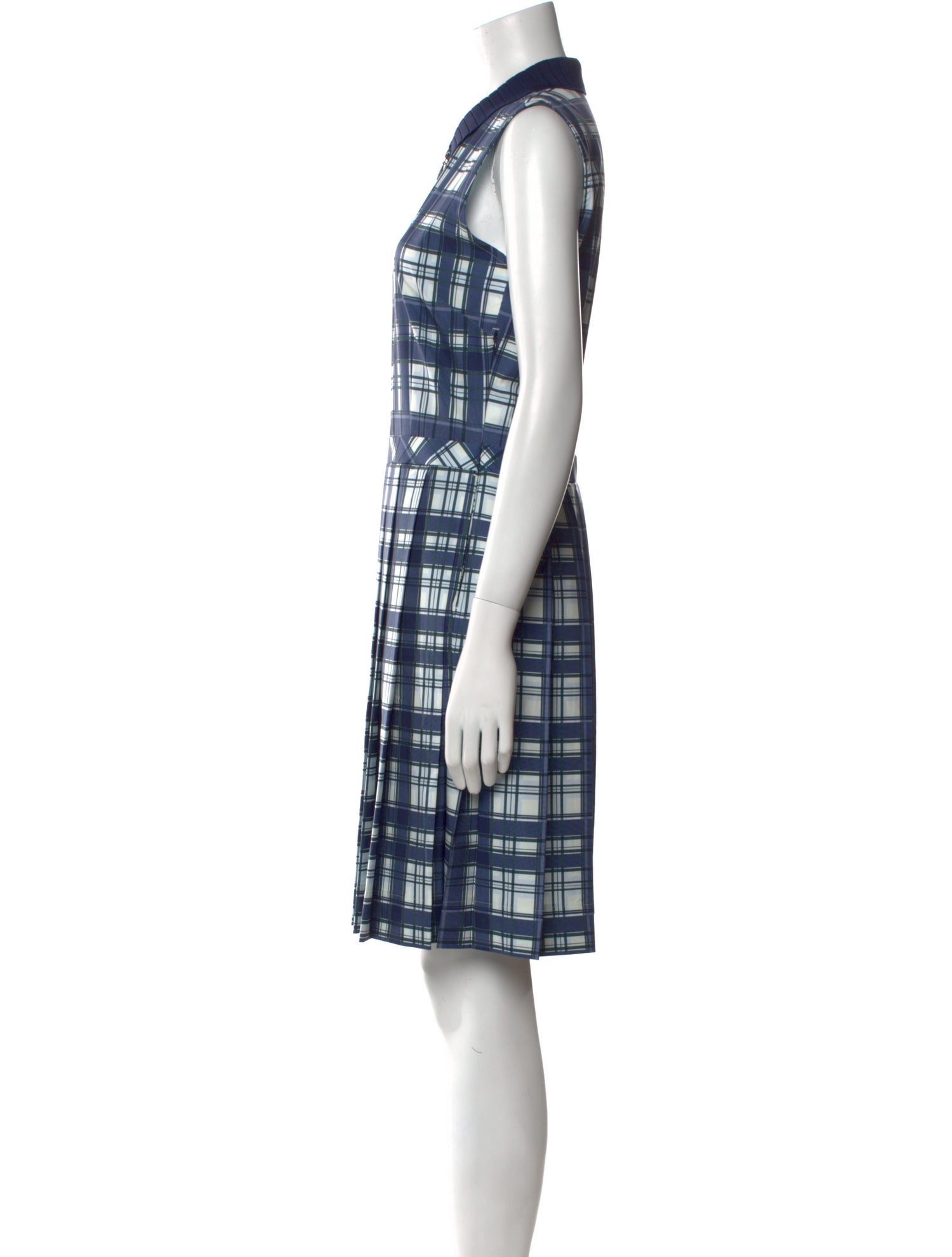Tory Sport Plaid Print Mini Dress w/ Tags
