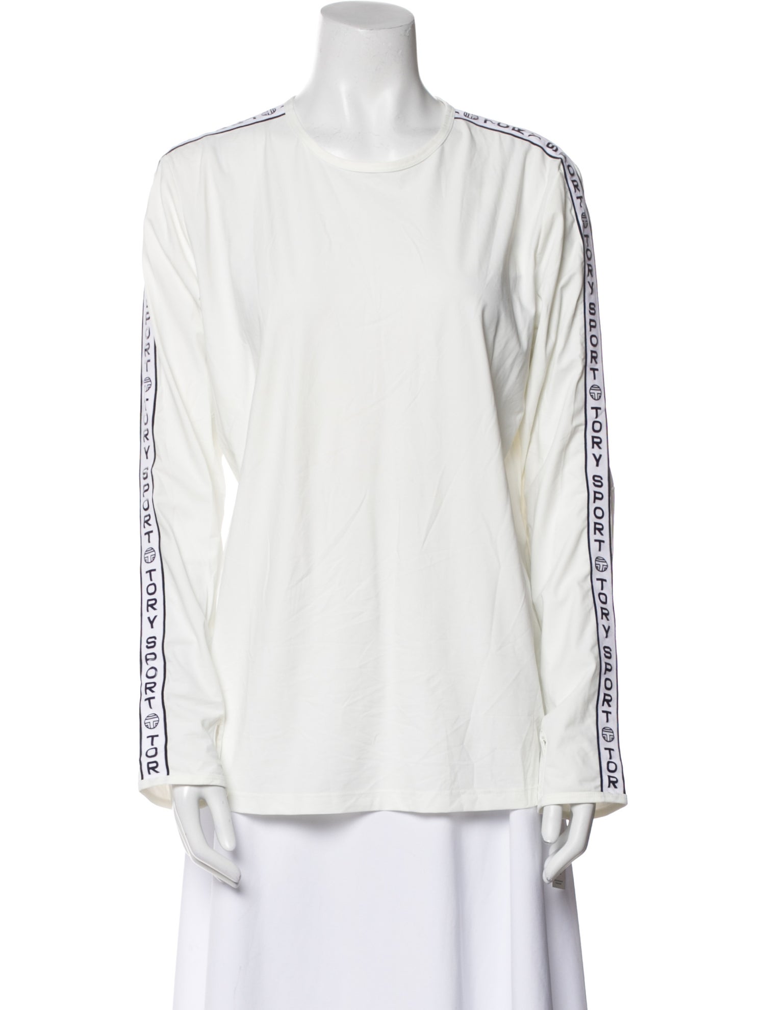 Tory Sport Scoop Neck Long Sleeve Tunic