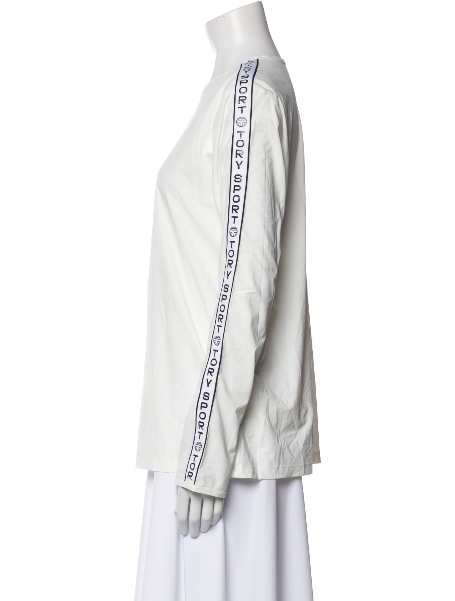 Tory Sport Scoop Neck Long Sleeve Tunic