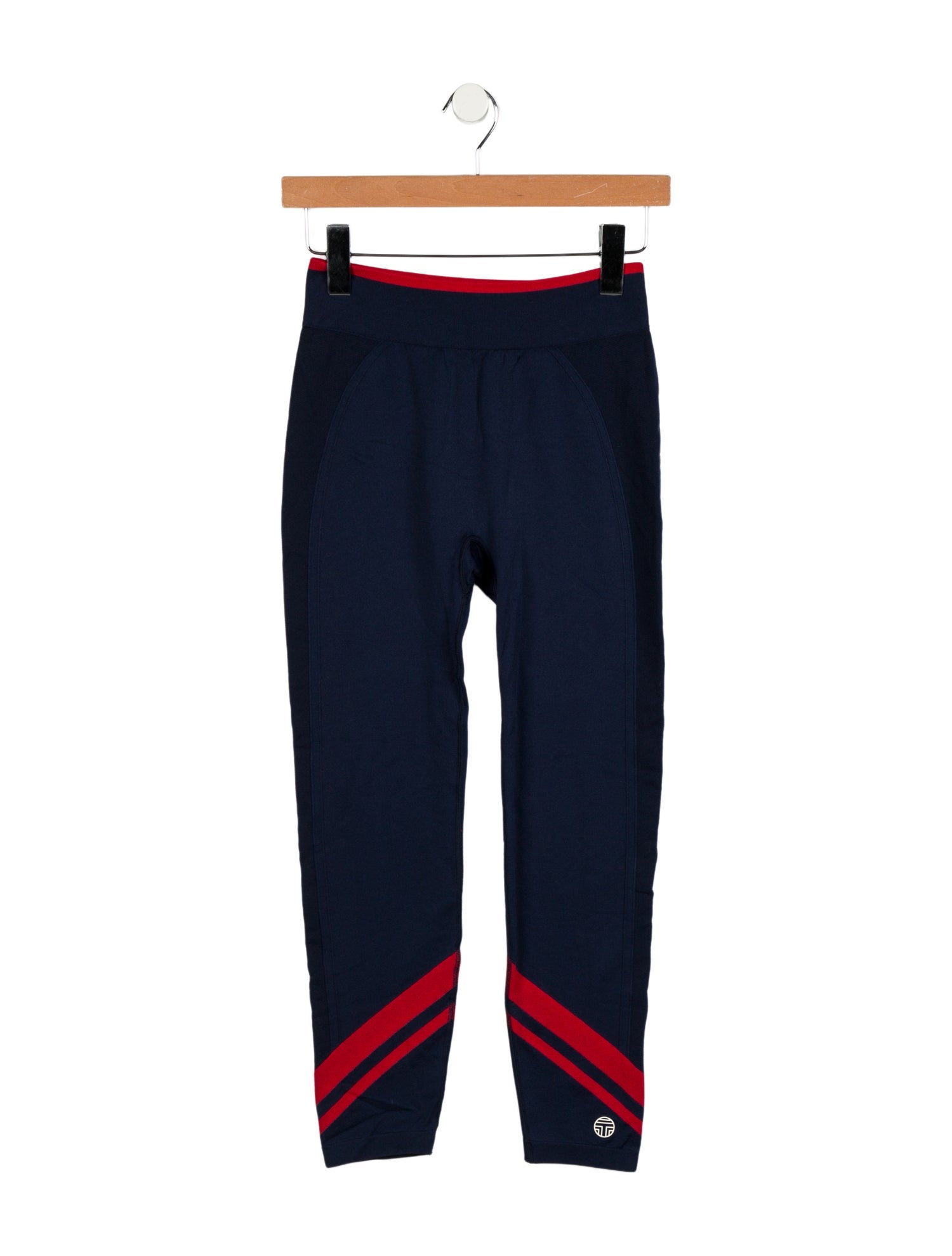 Tory Sport Striped Skinny Leg Pants