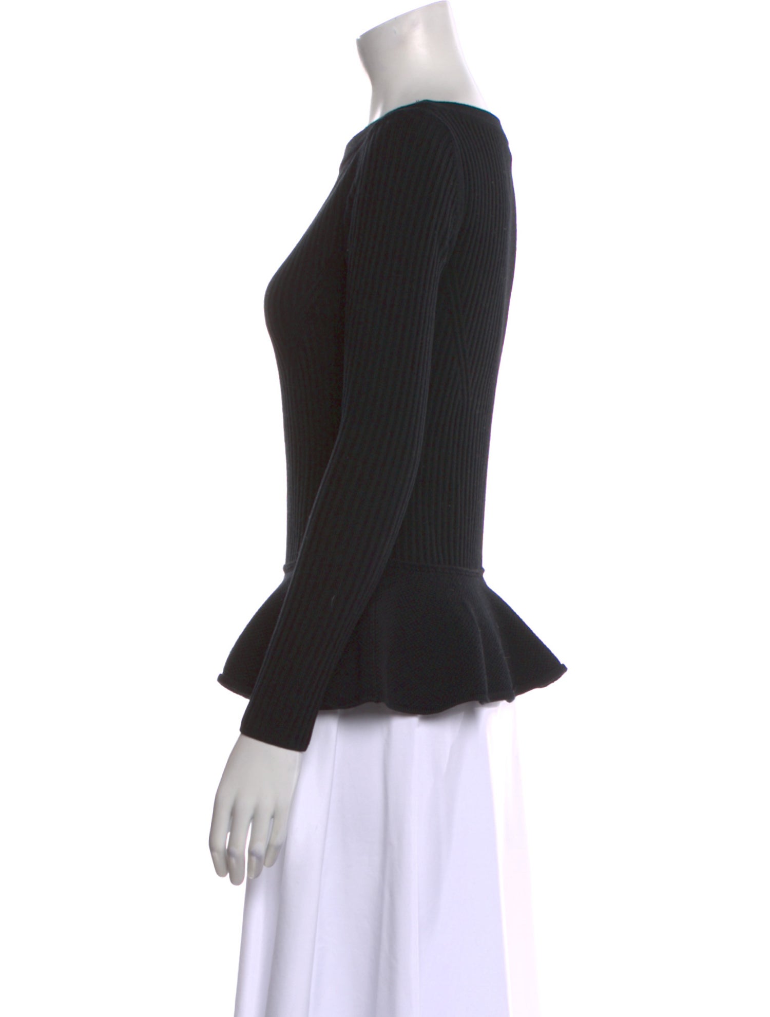 Tory Sport Merino Wool Bateau Neckline Sweater