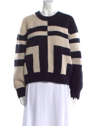 Tory Sport Merino Wool Striped Sweater