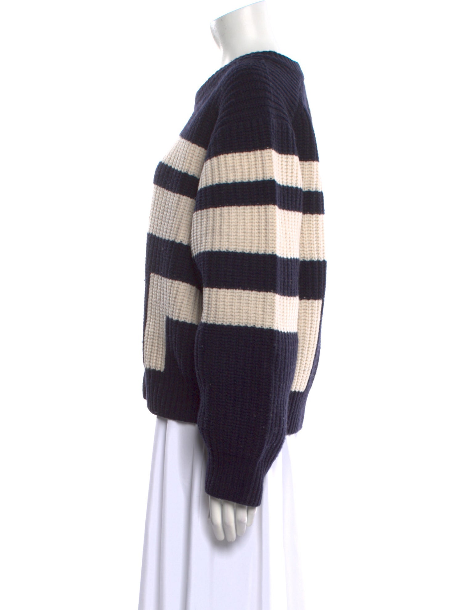 Tory Sport Merino Wool Striped Sweater