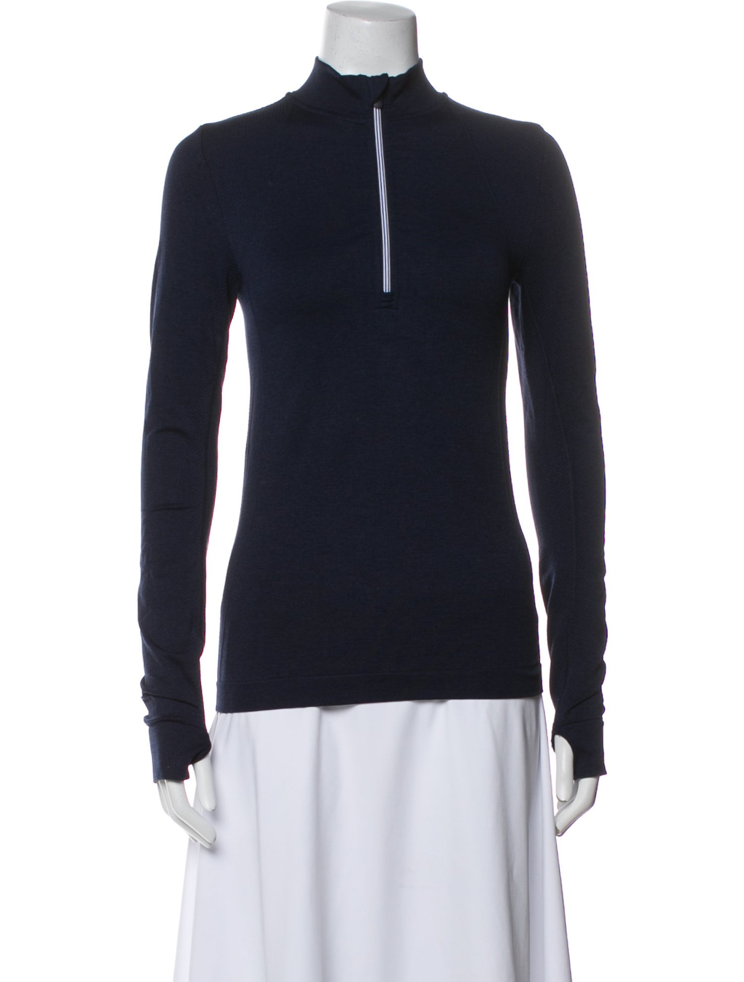Tory Sport Mock Neck Long Sleeve Sweatshirt