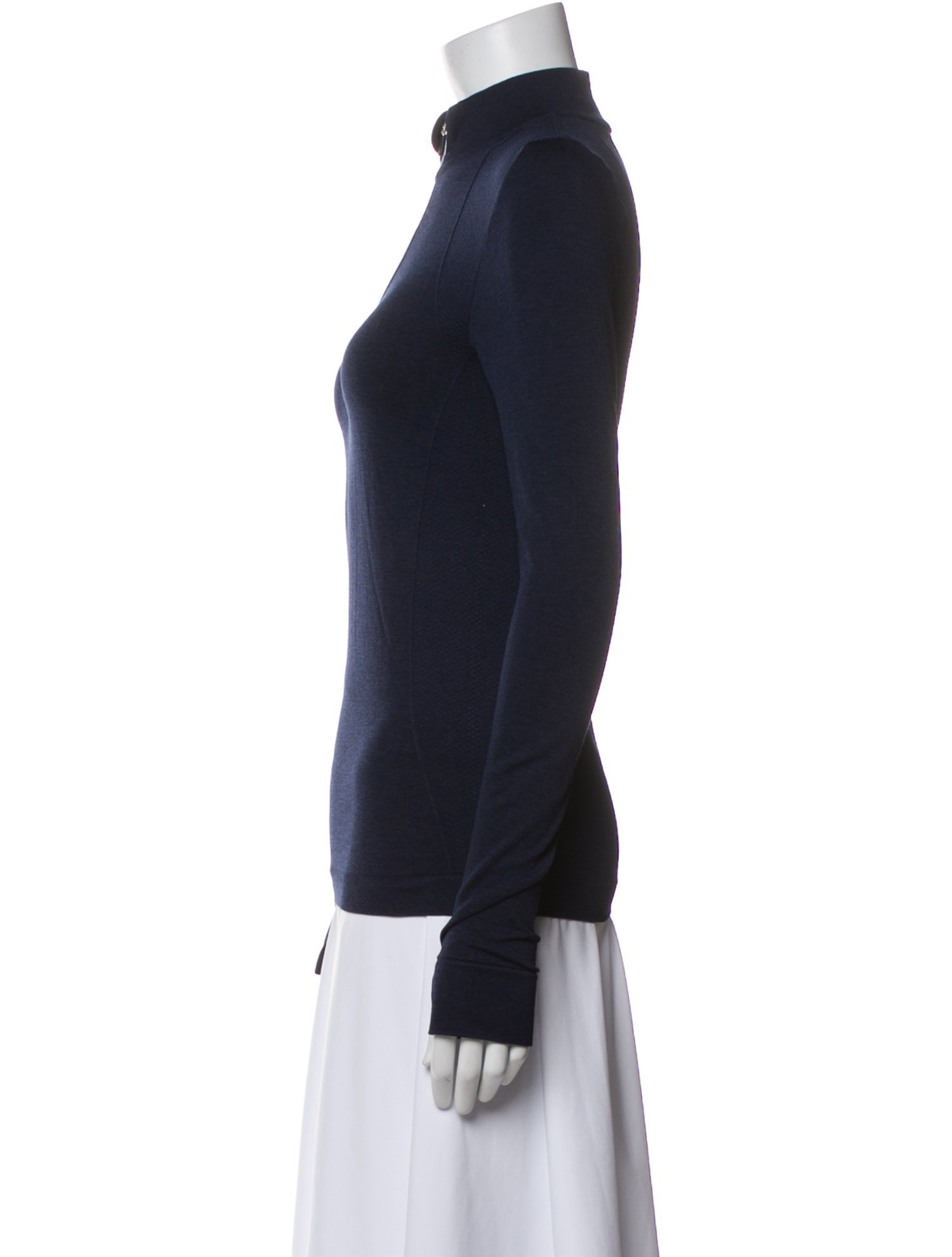 Tory Sport Mock Neck Long Sleeve Sweatshirt