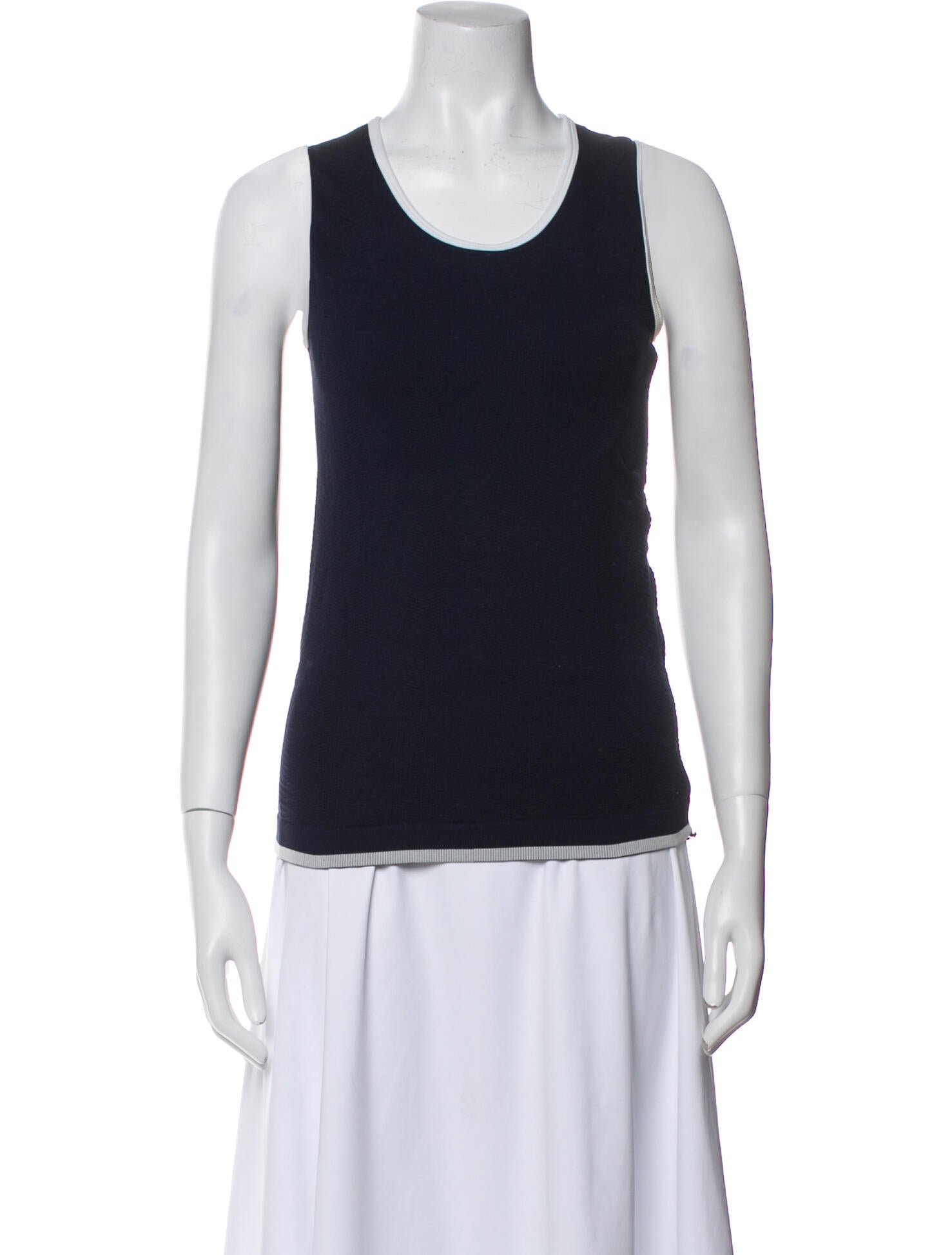 Tory Sport Scoop Neck Sleeveless Top