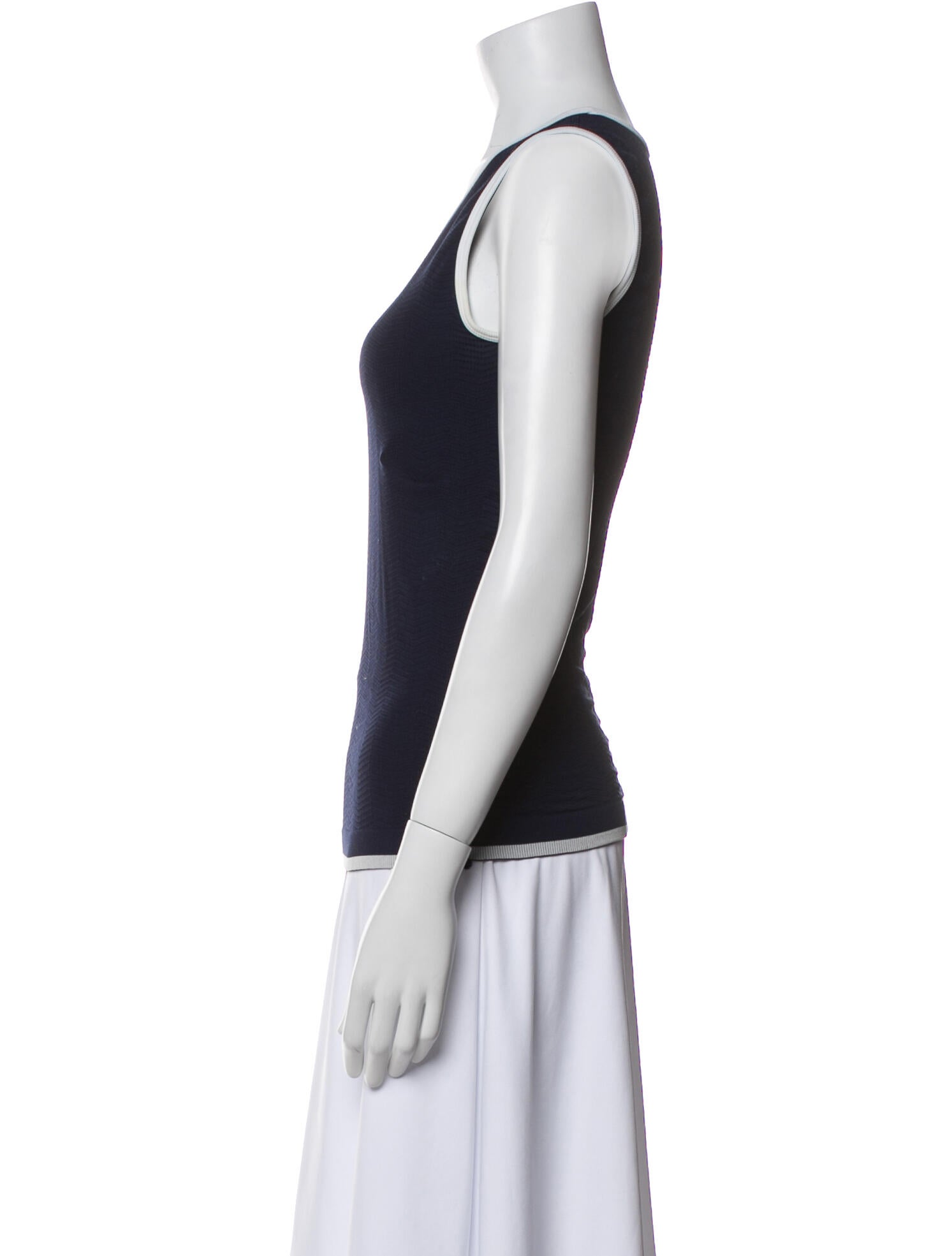 Tory Sport Scoop Neck Sleeveless Top