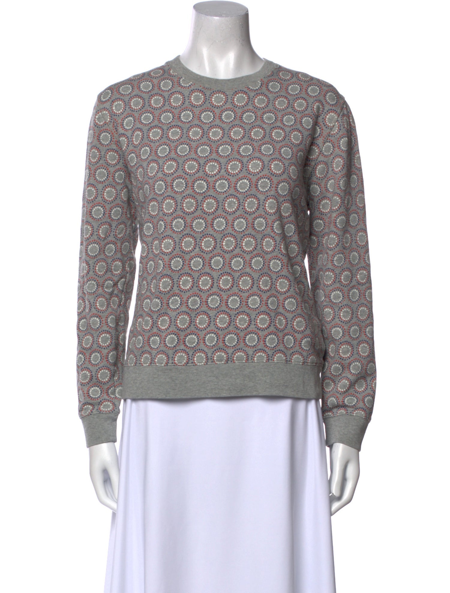 Tory Sport Printed Crew Neck Sweatshirt