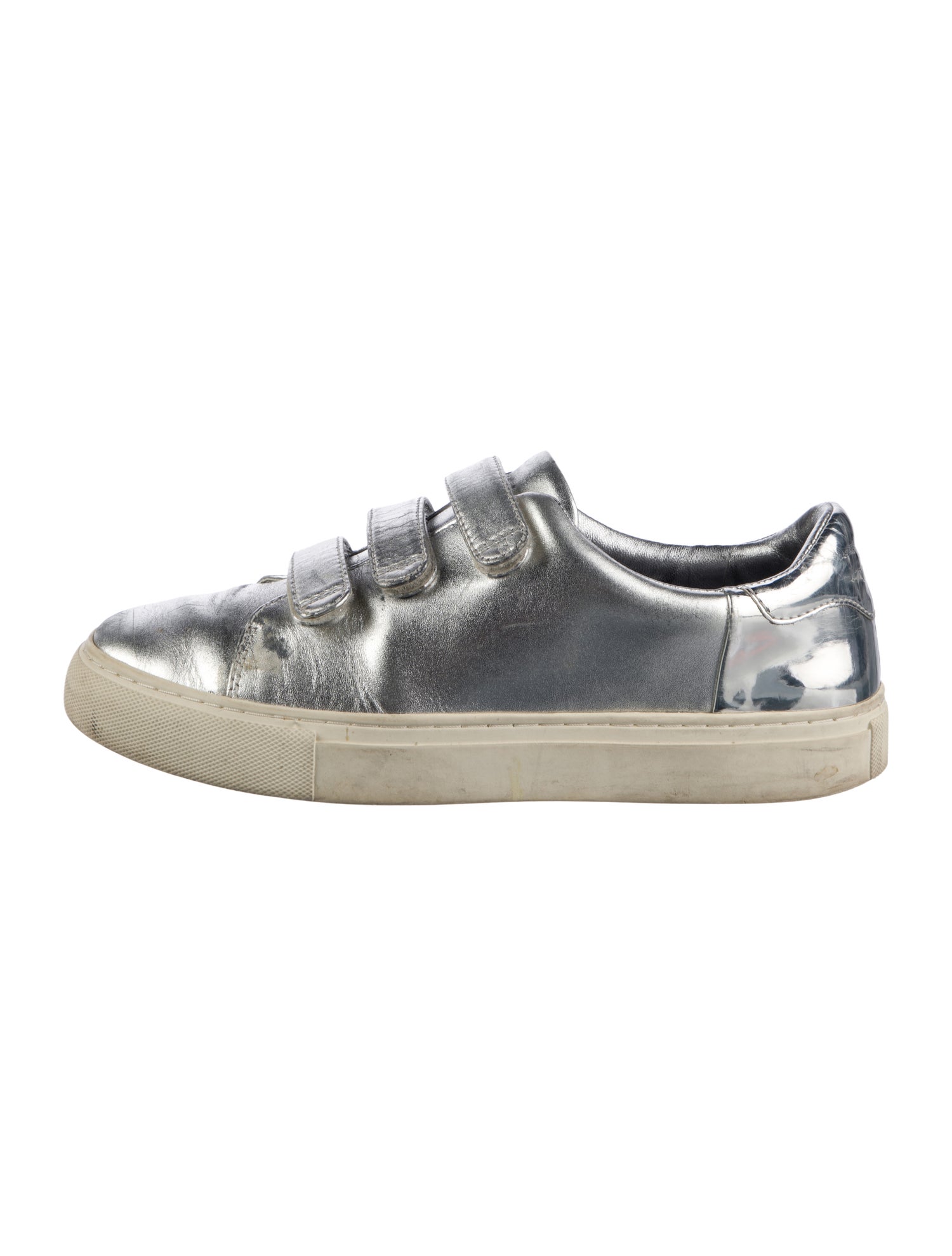 Tory Sport Leather Ruffle Embellishment Sneakers