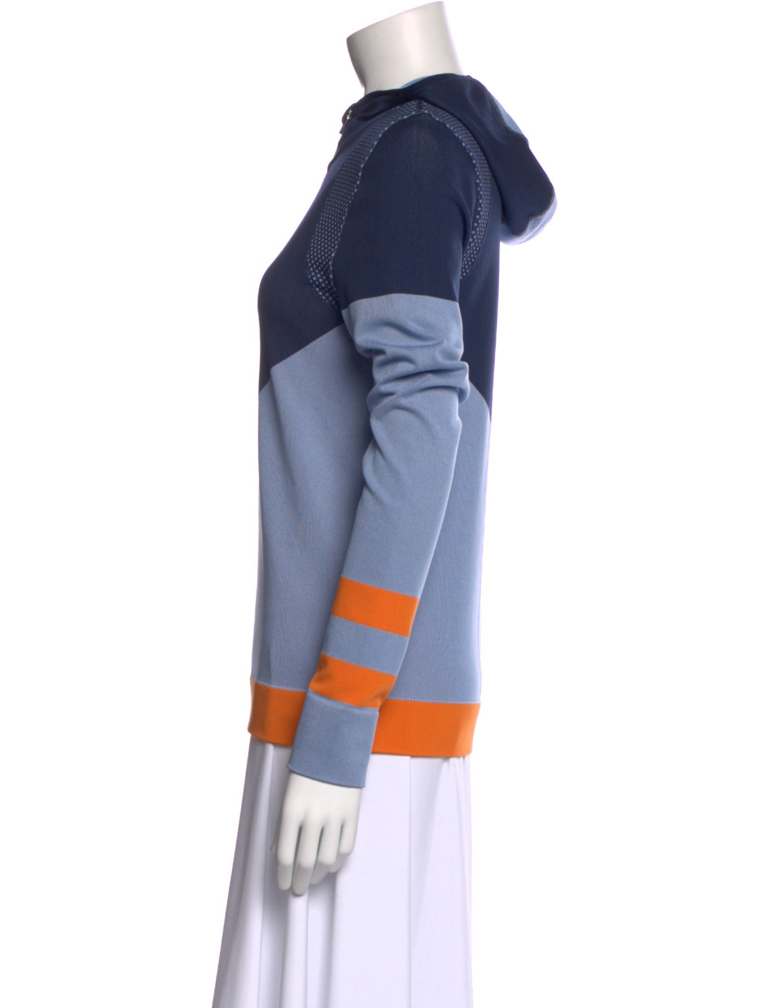 Tory Sport Colorblock Pattern Scoop Neck Sweatshirt