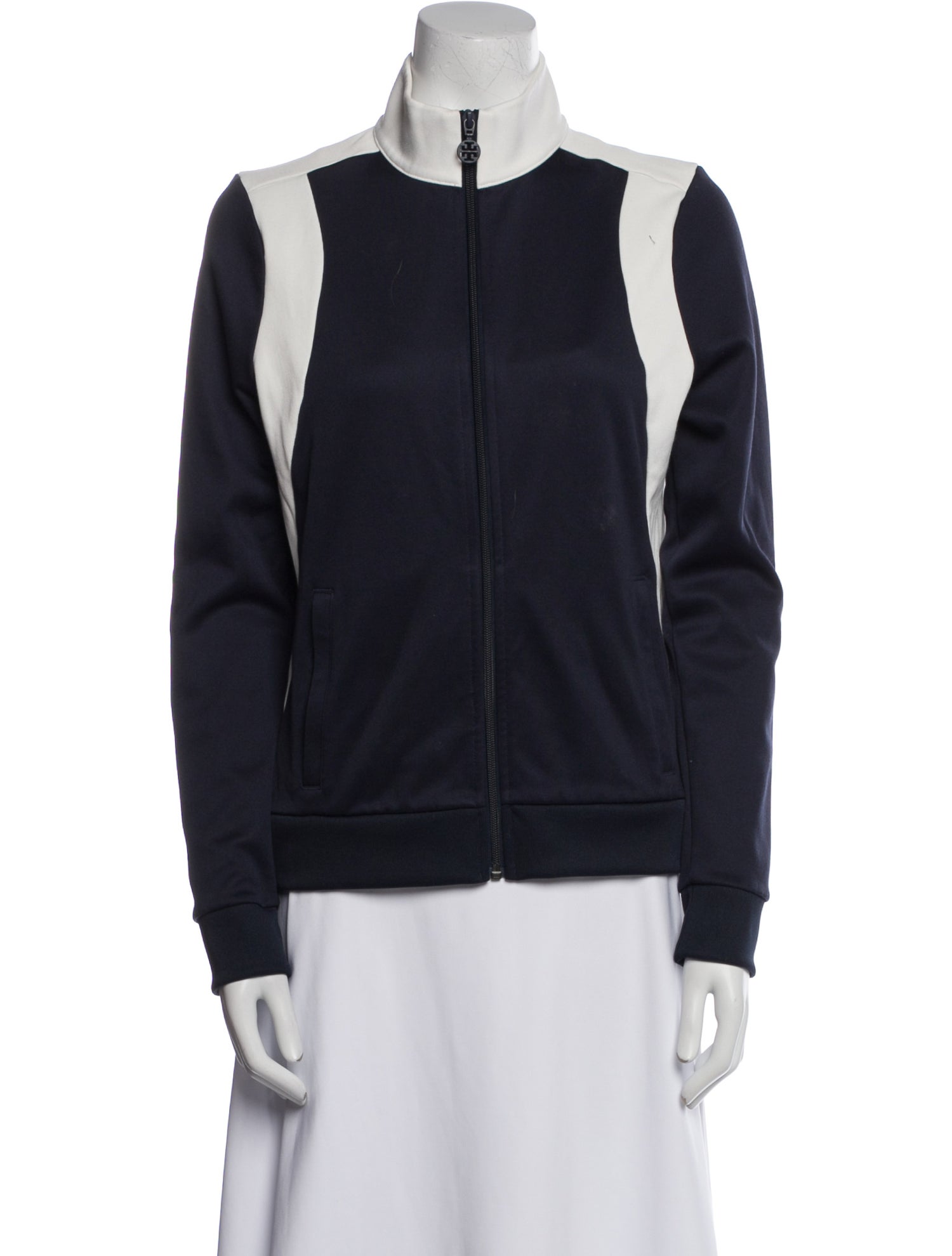 Tory Sport Colorblock Pattern Bomber Jacket