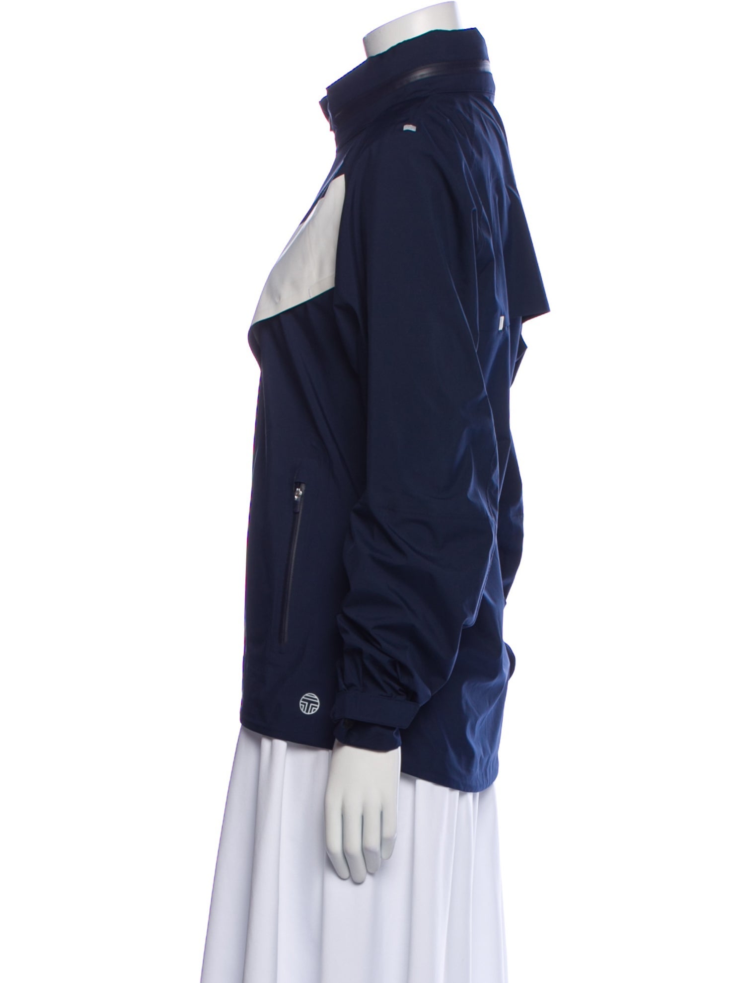 Tory Sport Striped Bomber Jacket