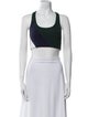Tory Sport Scoop Neck Sleeveless Crop Top